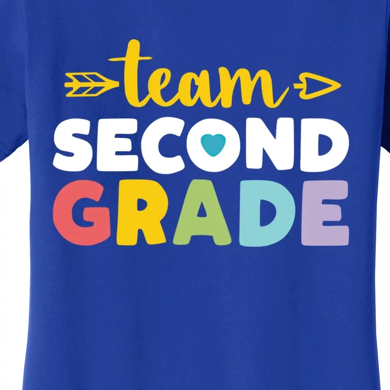 Team Second Grade Cool Gift 2Nd Student Teacher First Day Women's T-Shirt