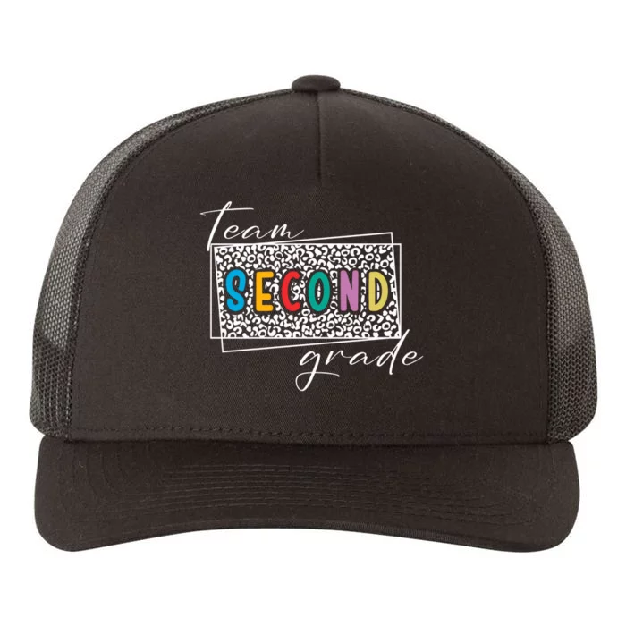 Team Second Grade Teacher 2nd Grade Crew Yupoong Adult 5-Panel Trucker Hat