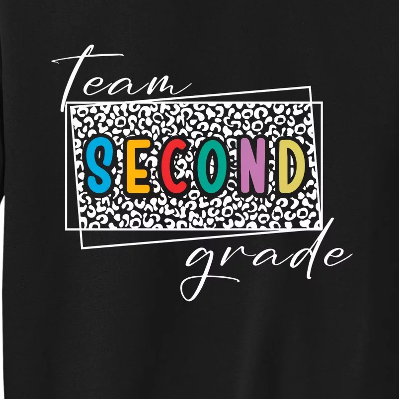 Team Second Grade Teacher 2nd Grade Crew Sweatshirt