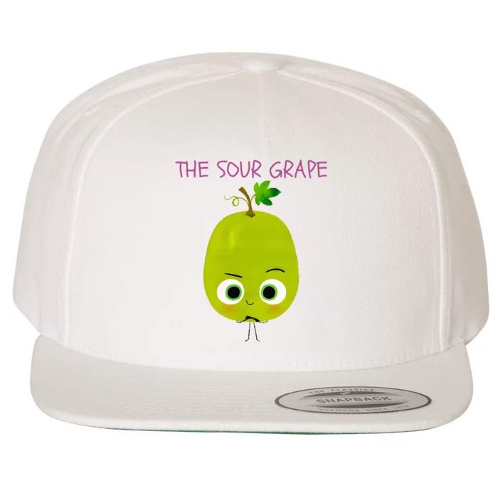 The Sour Grape Essential Wool Snapback Cap