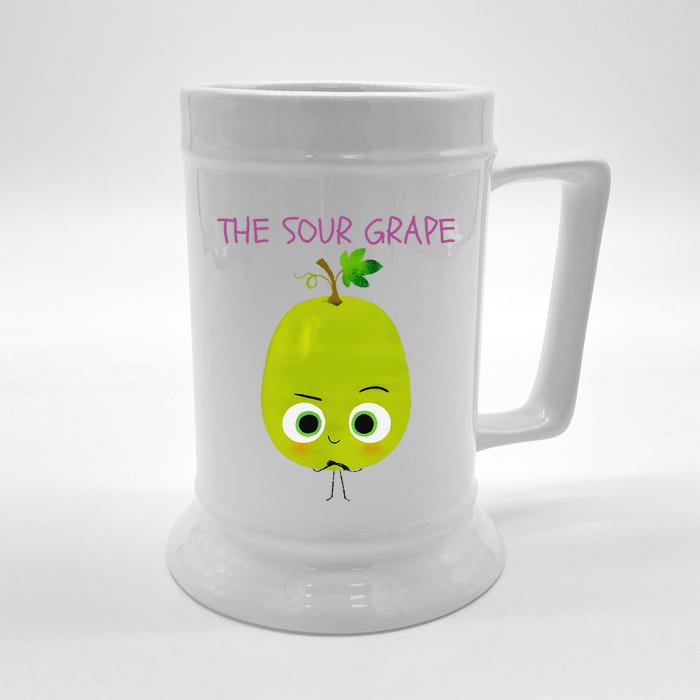 The Sour Grape Essential Gift Front & Back Beer Stein