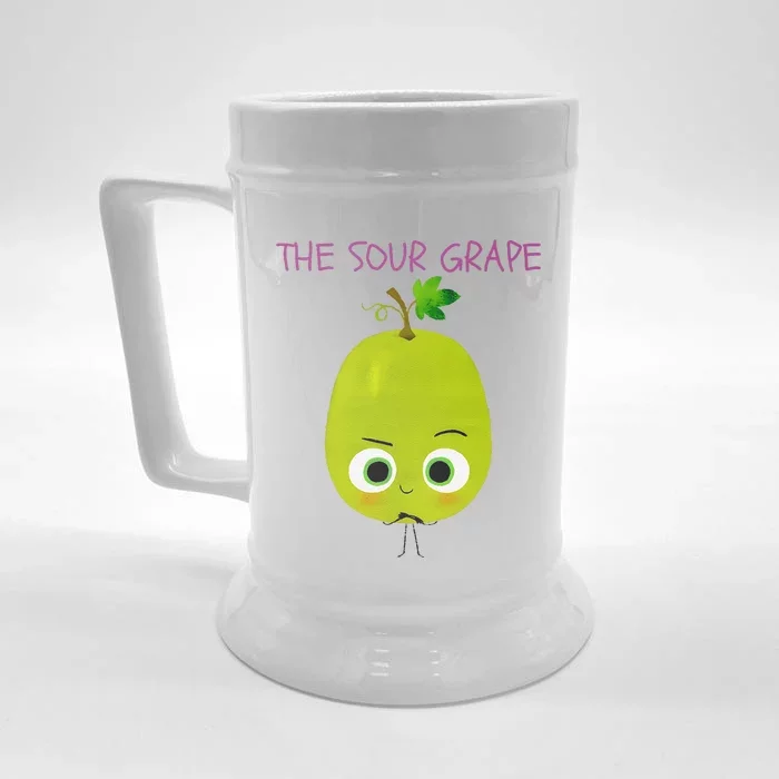 The Sour Grape Essential Gift Front & Back Beer Stein