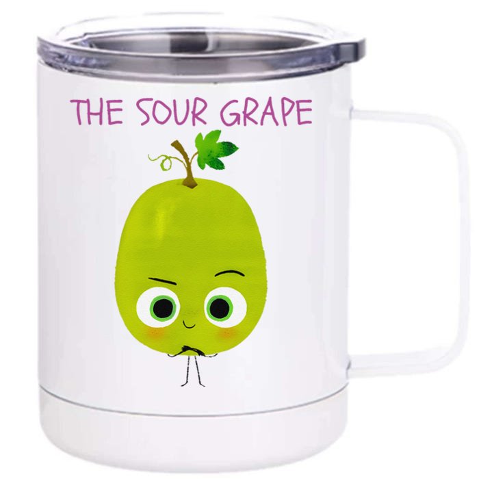 The Sour Grape Essential Gift Front & Back 12oz Stainless Steel Tumbler Cup