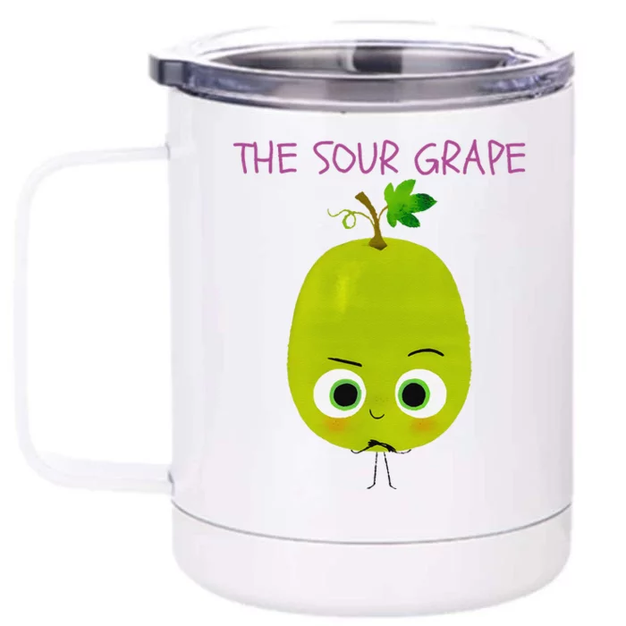 The Sour Grape Essential Gift Front & Back 12oz Stainless Steel Tumbler Cup