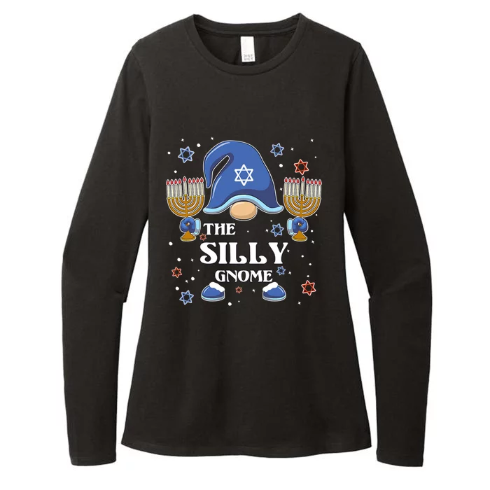 The Silly Gnome Hanukkah Matching Family Pajama Funny Gift Womens CVC Long Sleeve Shirt