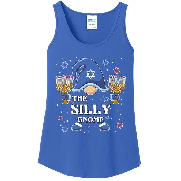 The Silly Gnome Hanukkah Matching Family Pajama Funny Gift Ladies Essential Tank