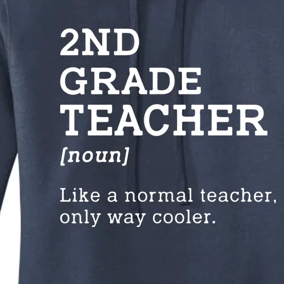 Team Second Grade Back To School 2nd Grade Teacher Student Women's Pullover Hoodie