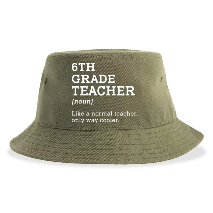 Team Sixth Grade Back To School 6th Grade Teacher Student Sustainable Bucket Hat