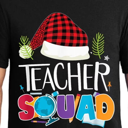 Teacher Squad Group Matching Christmas Pajama Party Pajama Set