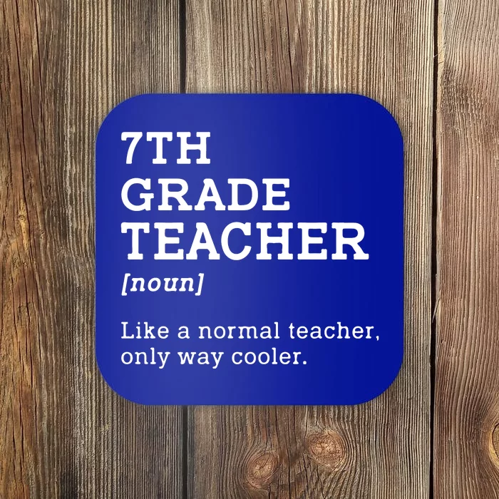 Team Seventh Grade Back To School 7th Grade Teacher Student Coaster