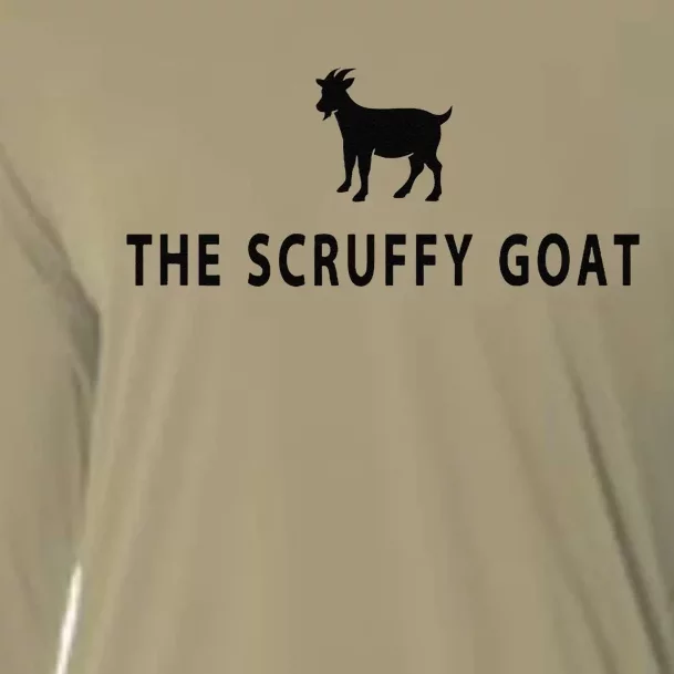 The Scruffy Goat Funny Farm Animal Farmer Cooling Performance Long Sleeve Crew