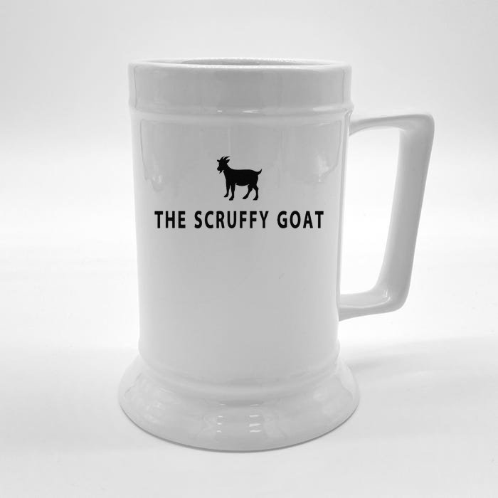 The Scruffy Goat Funny Farm Animal Farmer Front & Back Beer Stein