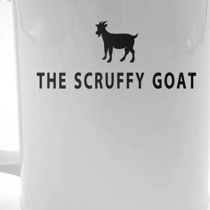 The Scruffy Goat Funny Farm Animal Farmer Front & Back Beer Stein