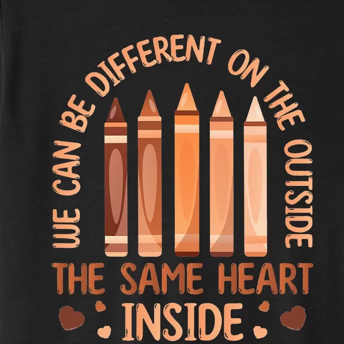 The Same Heart Inside - History Month Black Lives Matter BLM ChromaSoft Performance T-Shirt