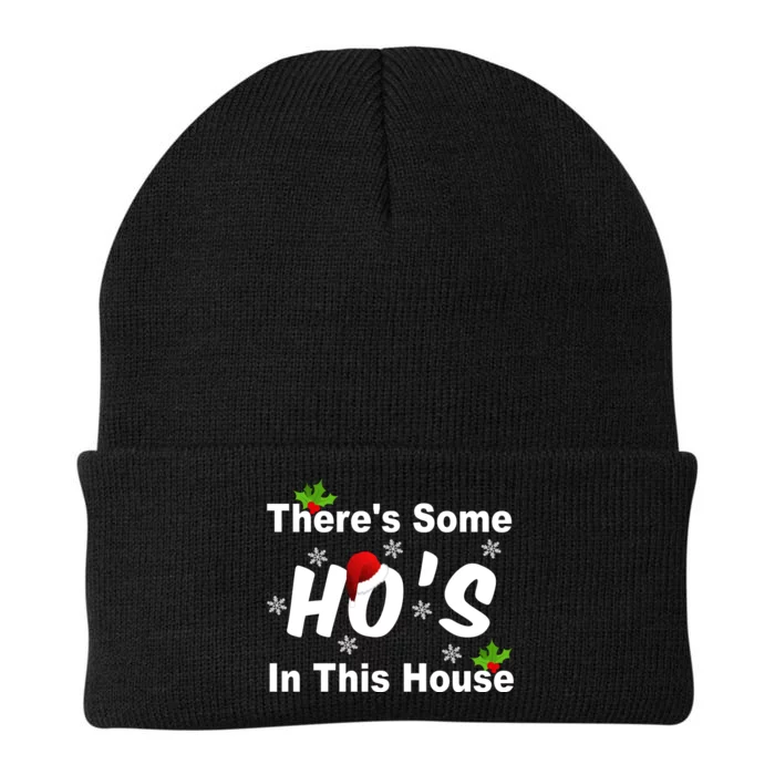 There's Some Ho's In This House Funny Xmas Knit Cap Winter Beanie