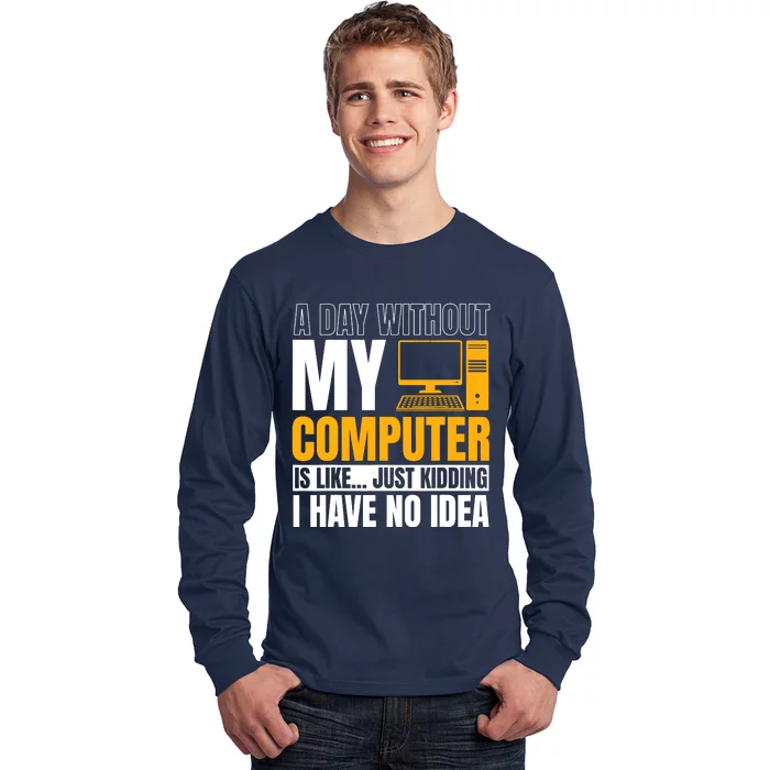 Tech Support Help Desk It Call Center Computer Geek Agent Long Sleeve Shirt