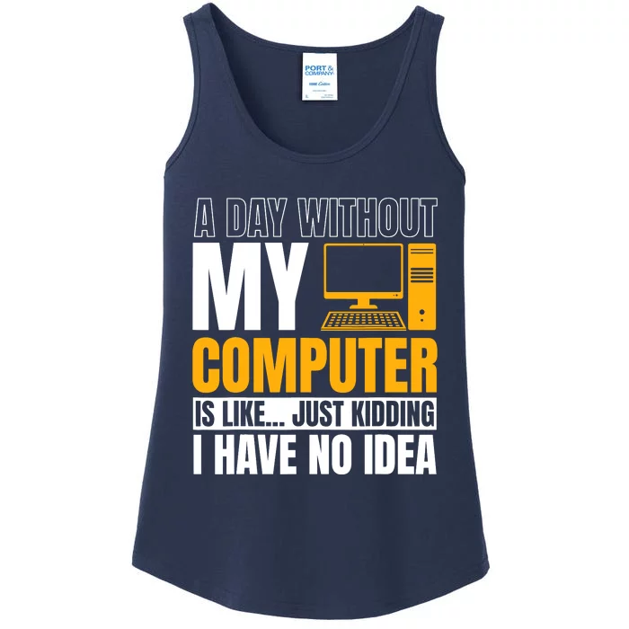 Tech Support Help Desk It Call Center Computer Geek Agent Ladies Essential Tank