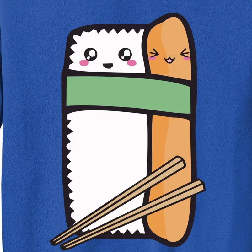 Tuna Sushi Hug Gift Kawaii Japanese Sushi Lover Cool Gift Sweatshirt