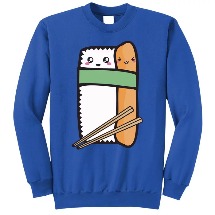 Tuna Sushi Hug Gift Kawaii Japanese Sushi Lover Cool Gift Sweatshirt