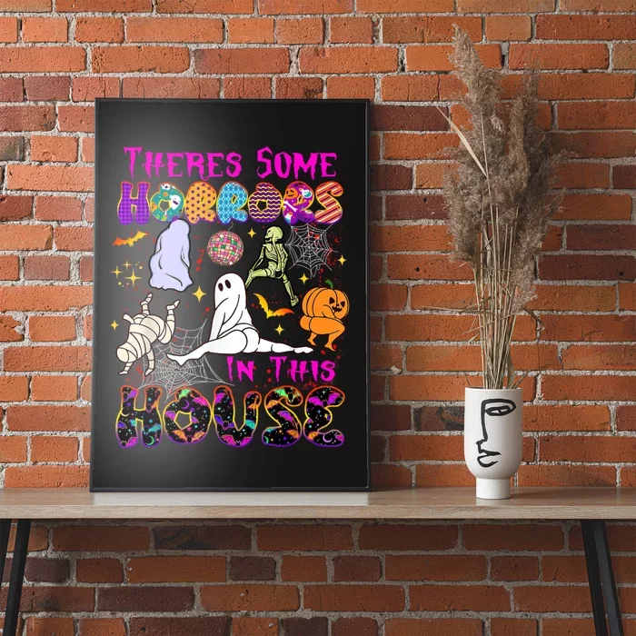 Theres Some Horrors In This House Ghost Pumpkin Halloween Poster