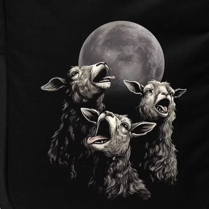 Three Sheeps Howling To The Moon Impact Tech Backpack