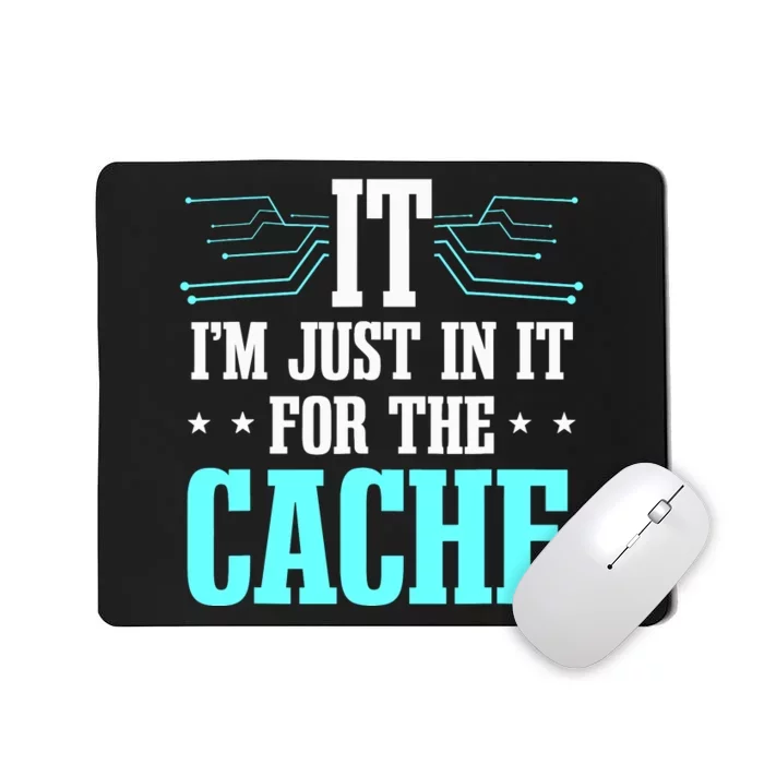 Tech Support Help Desk It Cache Call Center Agent Mousepad