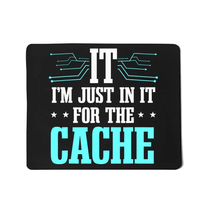 Tech Support Help Desk It Cache Call Center Agent Mousepad