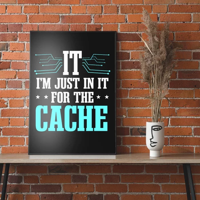 Tech Support Help Desk It Cache Call Center Agent Poster