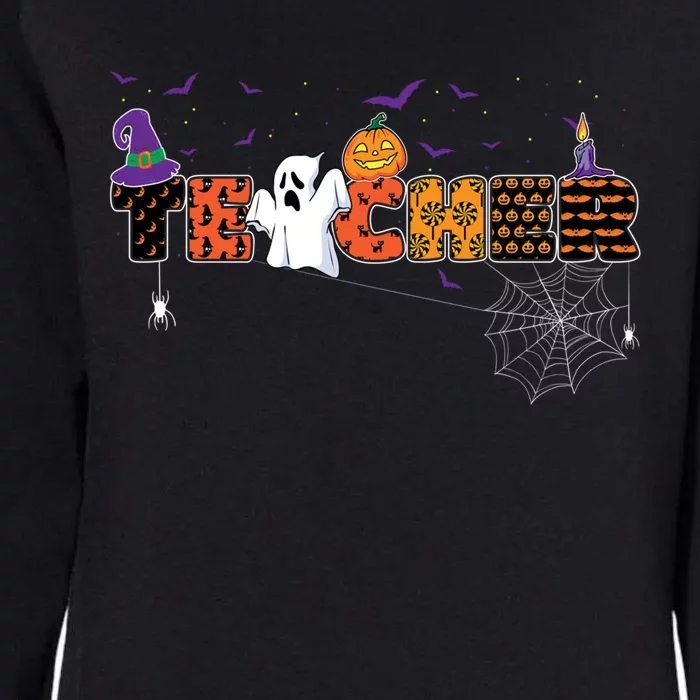 Teacher Spooky Halloween Festivities And Classroom Parties Meaningful Gift Womens California Wash Sweatshirt