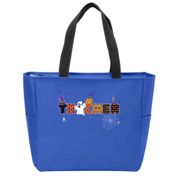 Teacher Spooky Halloween Festivities And Classroom Parties Meaningful Gift Zip Tote Bag