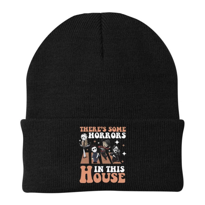 ThereS Some Horrors In This House Funny Horror Characters Knit Cap Winter Beanie