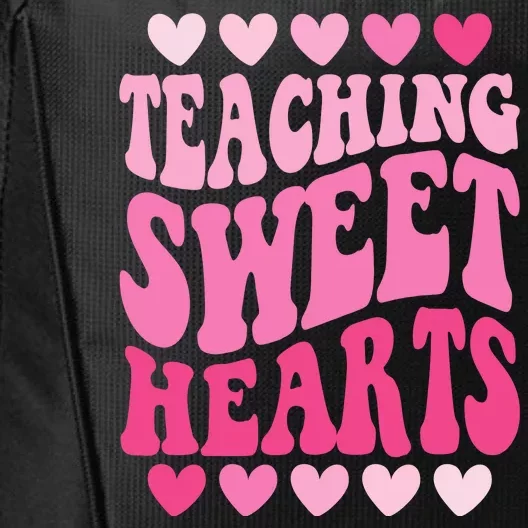 Teaching Sweet Hearts Cute Valentines Day Teacher City Backpack