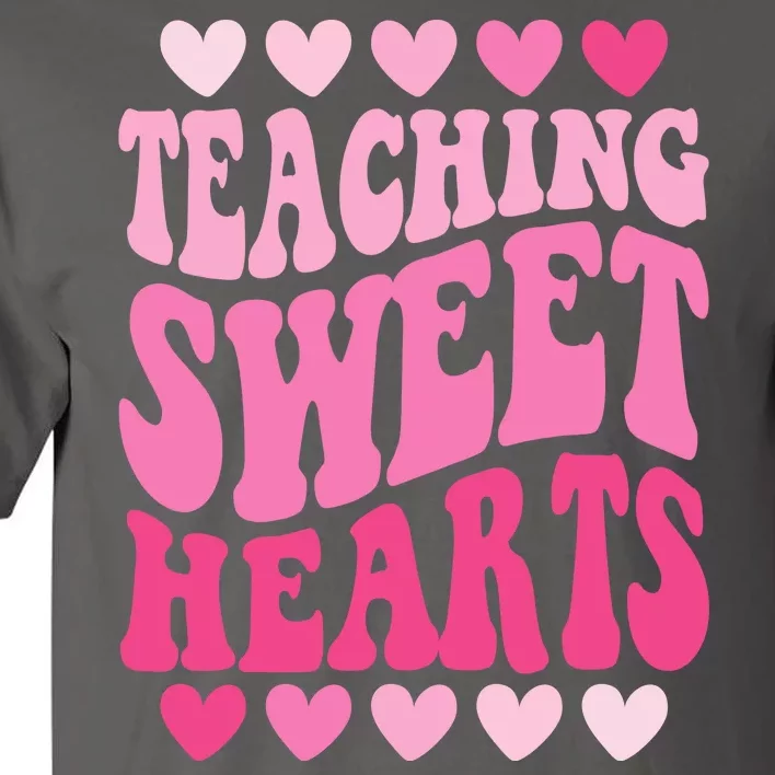 Teaching Sweet Hearts Cute Valentines Day Teacher Tall T-Shirt