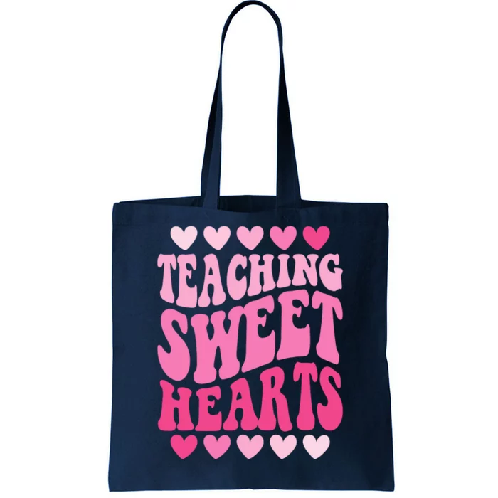 Teaching Sweet Hearts Cute Valentines Day Teacher Tote Bag