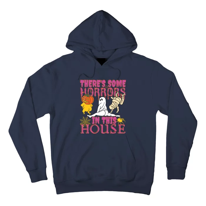 Theres Some Horrors In This House Ghost Pumpkin Halloween Hoodie