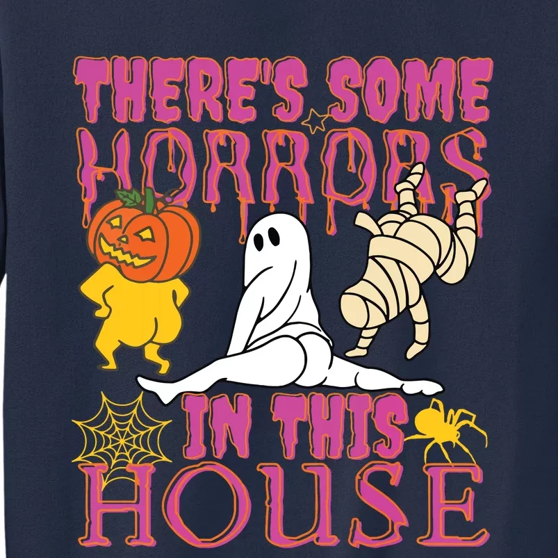 Theres Some Horrors In This House Ghost Pumpkin Halloween Sweatshirt