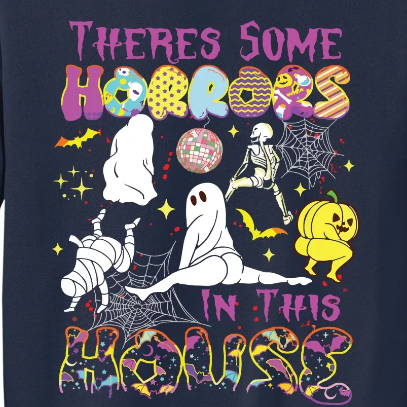 Theres Some Horrors In This House Ghost Pumpkin Halloween Sweatshirt