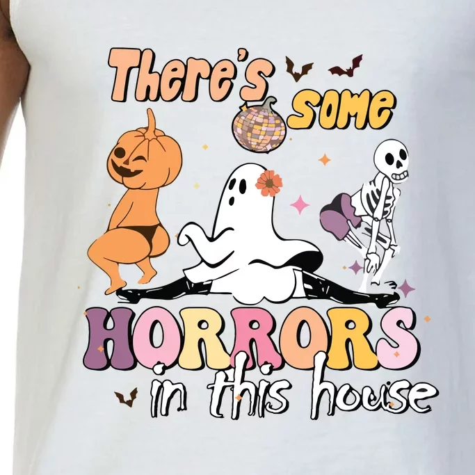 Theres Some Horrors In This House Ghost Pumpkin Halloween Comfort Colors® Tank Top