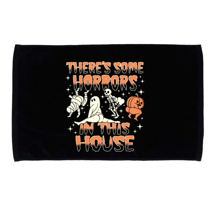 Theres Some Horrors In This House Halloween Gifts Microfiber Hand Towel