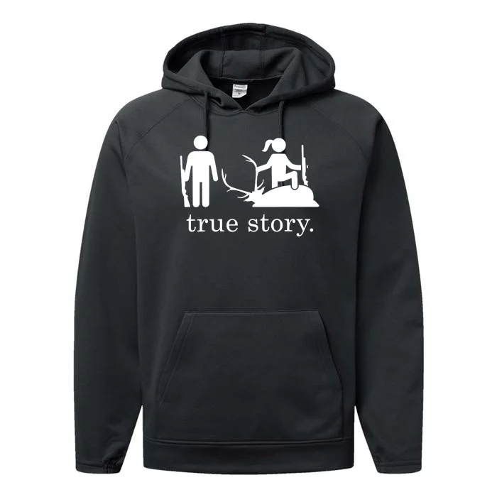 True Story Hunting Lover Hunter Performance Fleece Hoodie