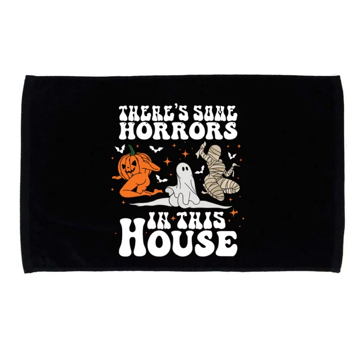 Theres Some Horrors In This House Halloween Microfiber Hand Towel