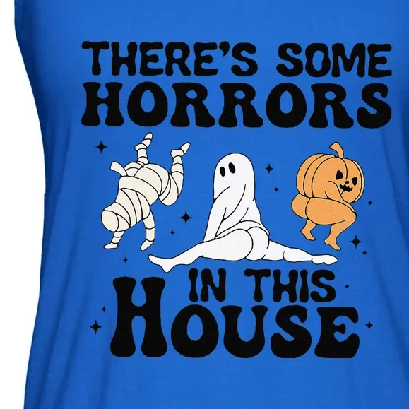 Theres Some Horrors In This House Funny Ladies Essential Flowy Tank