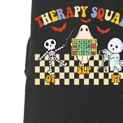 Therapy Squad Halloween Slp Ot Pt Team Doggie 3-End Fleece Hoodie