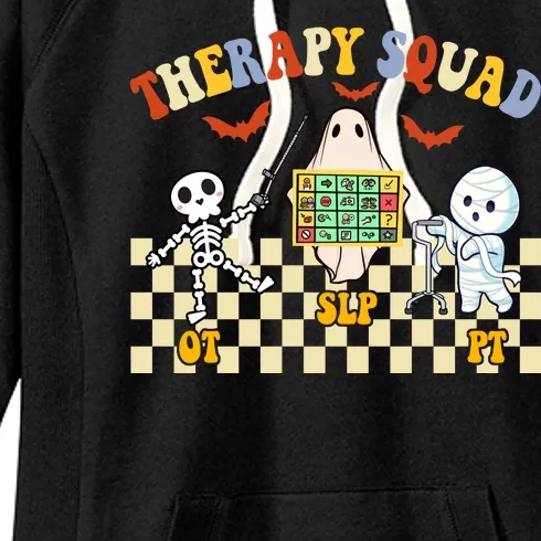 Therapy Squad Halloween Slp Ot Pt Team Women's Fleece Hoodie