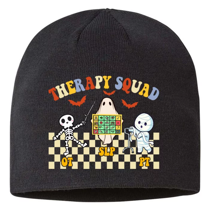 Therapy Squad Halloween Slp Ot Pt Team 8 1/2in Sustainable Knit Beanie