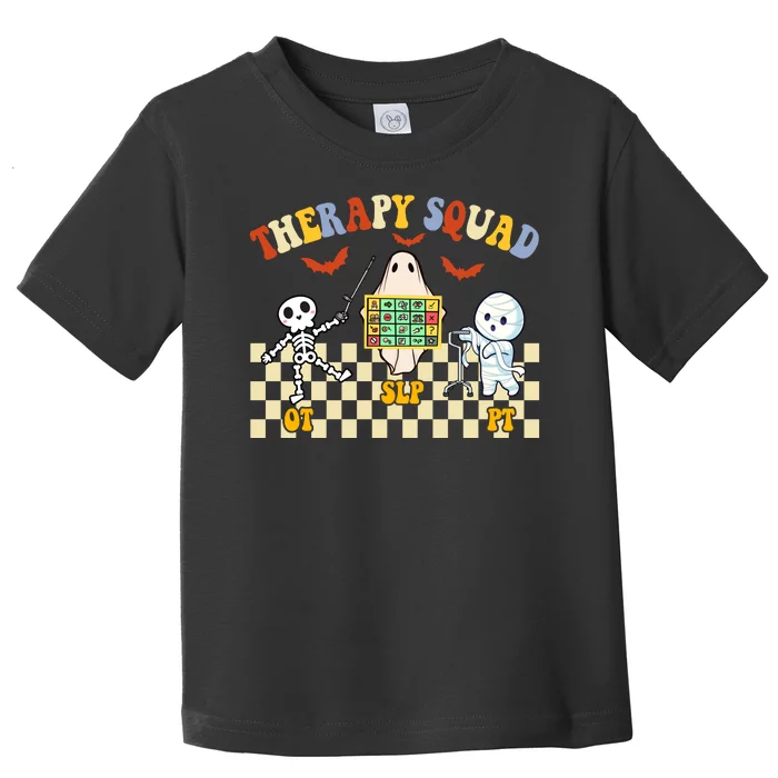 Therapy Squad Halloween Slp Ot Pt Team Toddler T-Shirt