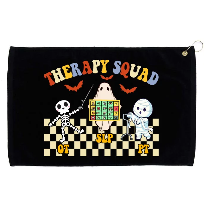 Therapy Squad Halloween Slp Ot Pt Team Grommeted Golf Towel