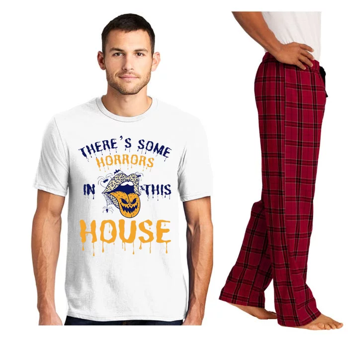 Theres Some Horrors In This House Rocker Love Animal Print Pajama Set