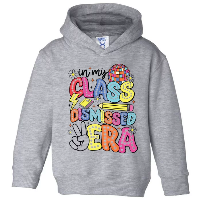 Teacher Summer Happy Last Day Of School Toddler Hoodie