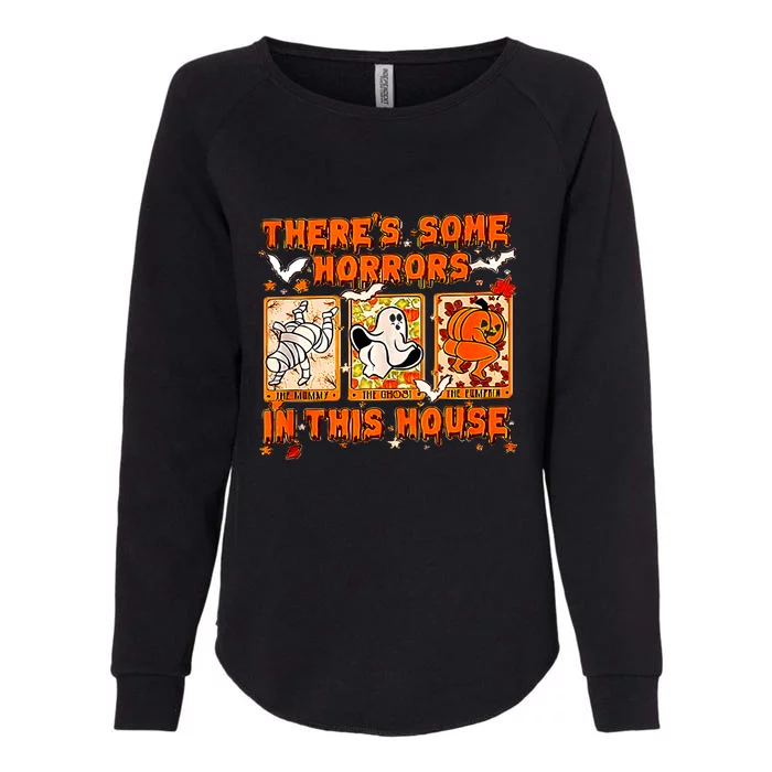 Theres Some Horrors In This House Oversized Womens California Wash Sweatshirt